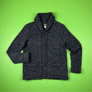 RRL double RL made in USA wool cotton shawl collar cardigan